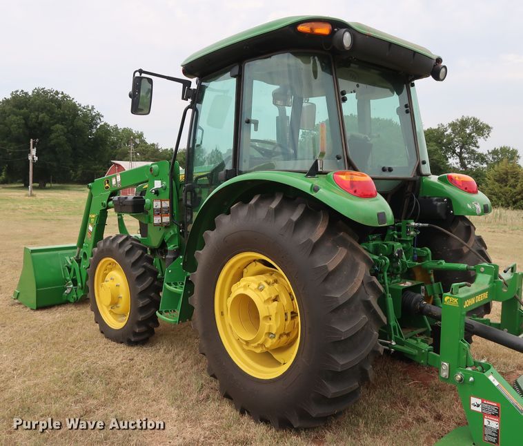 image for item DG4094 2017 John Deere 5075E MFWD tractor
