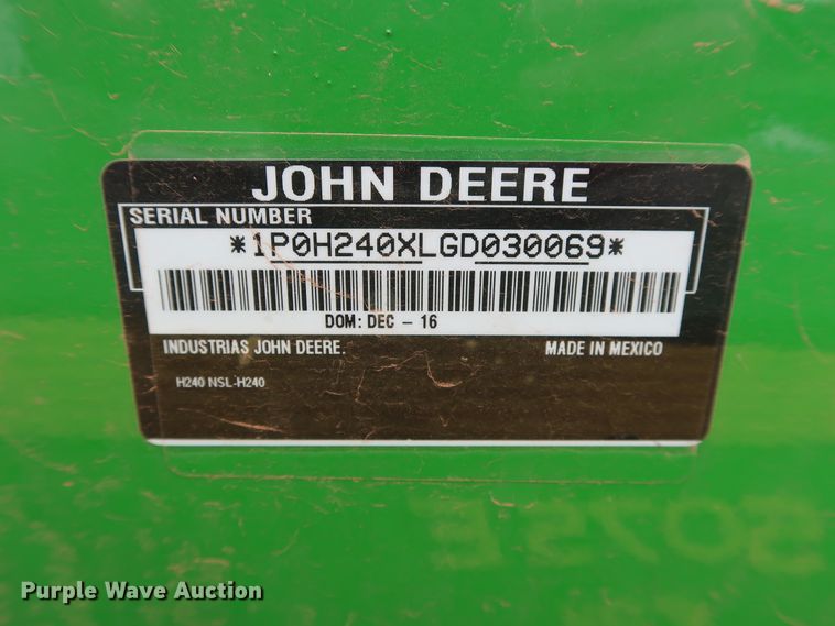 image for item DG4094 2017 John Deere 5075E MFWD tractor