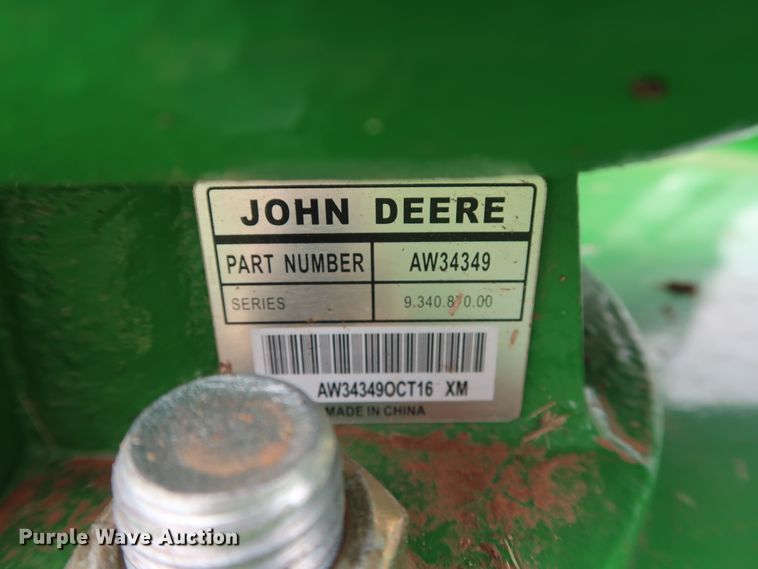 image for item DG4095 2017 John Deere MX10 rotary mower