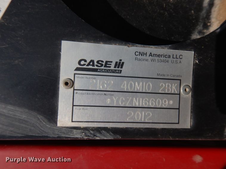 image for item DH0322 2012 Case IH 2162 draper head