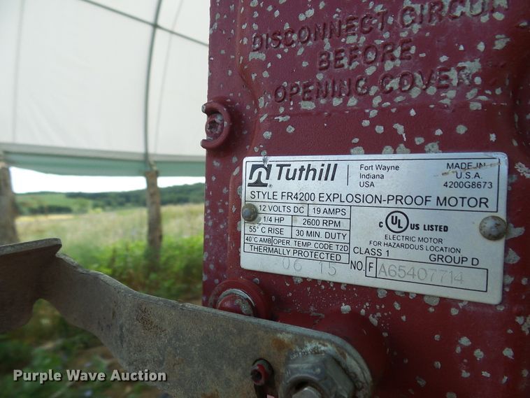 image for item DI0569 Woodworth propane tank trailer