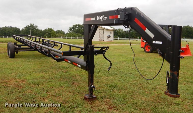 image for item ED9490 2015 Lone Star hay bale trailer