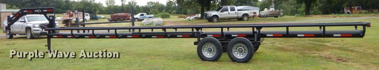 image for item ED9490 2015 Lone Star hay bale trailer