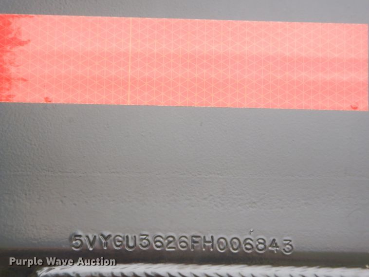 image for item ED9490 2015 Lone Star hay bale trailer