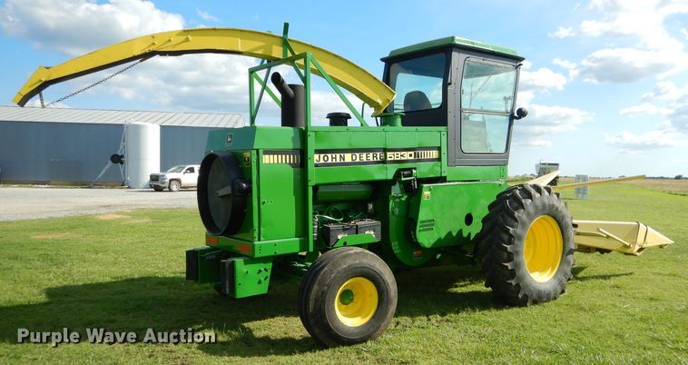 image for item ED9491 1990 John Deere 5830 forage harvester