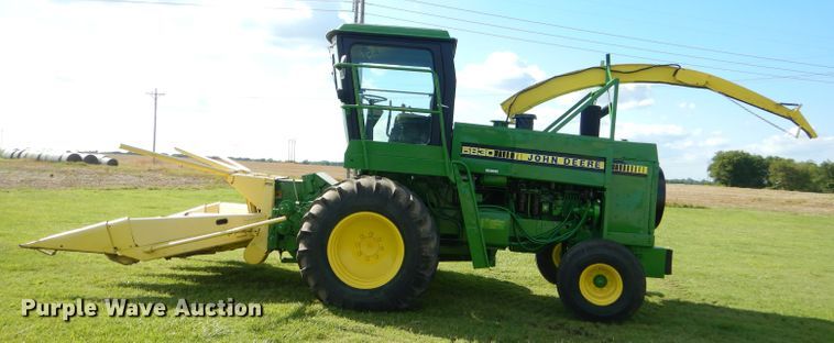 image for item ED9491 1990 John Deere 5830 forage harvester