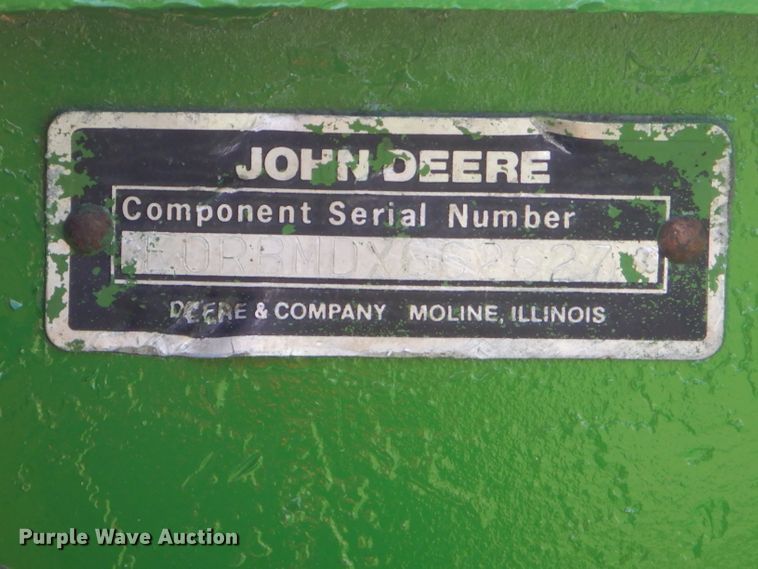 image for item ED9491 1990 John Deere 5830 forage harvester