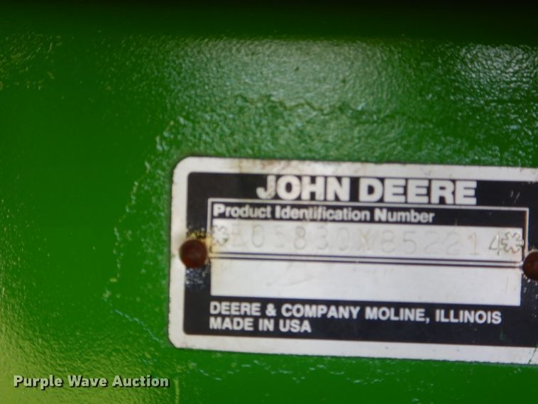 image for item ED9491 1990 John Deere 5830 forage harvester
