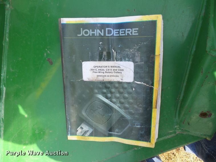 image for item FM9706 John Deere HX15 batwing rotary mower