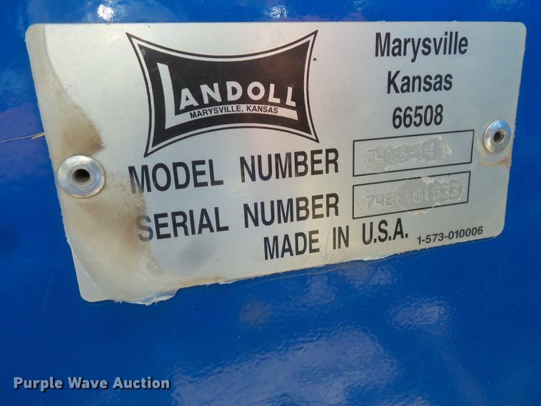 image for item FM9707 Landoll 7410-14 tandem disk