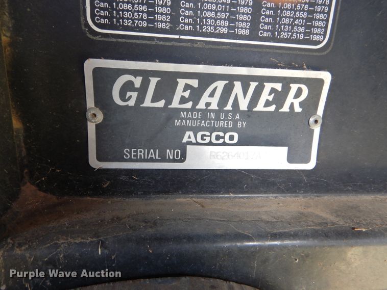 image for item FY9596 1994 Gleaner R62 RWA combine