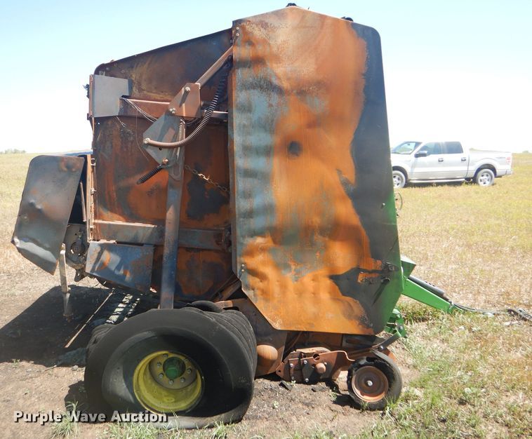 image for item FY9636 2012 John Deere 568  Mega Wide Plus round baler