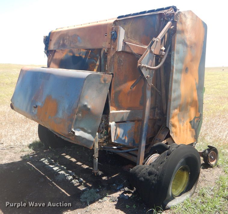 image for item FY9636 2012 John Deere 568  Mega Wide Plus round baler