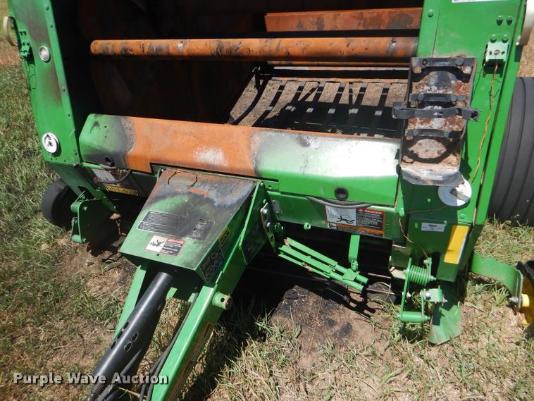 image for item FY9636 2012 John Deere 568  Mega Wide Plus round baler