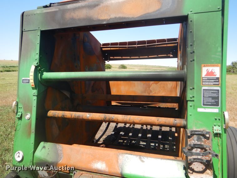 image for item FY9636 2012 John Deere 568  Mega Wide Plus round baler