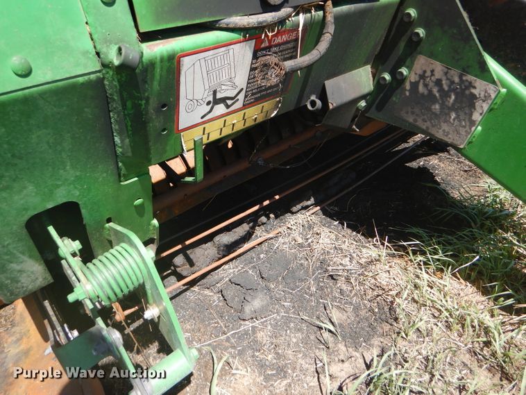 image for item FY9636 2012 John Deere 568  Mega Wide Plus round baler