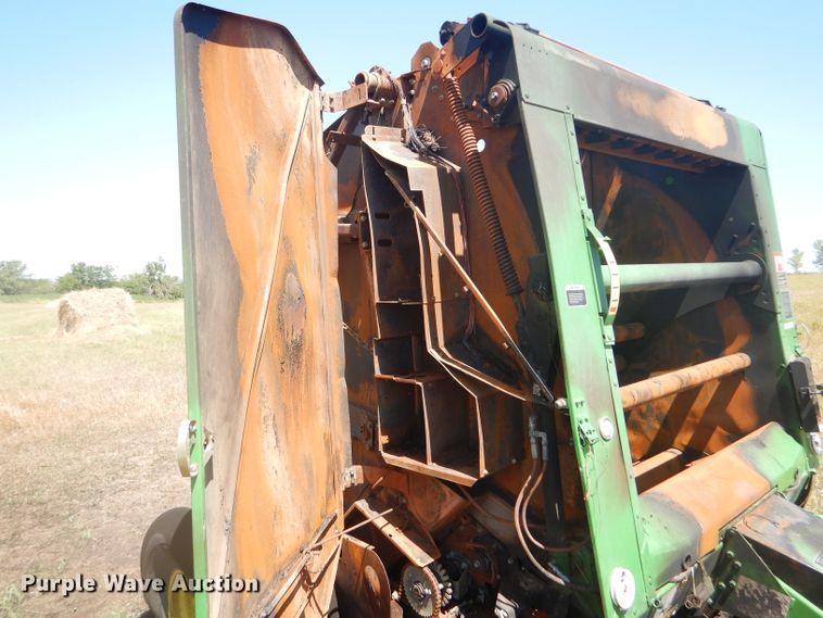 image for item FY9636 2012 John Deere 568  Mega Wide Plus round baler