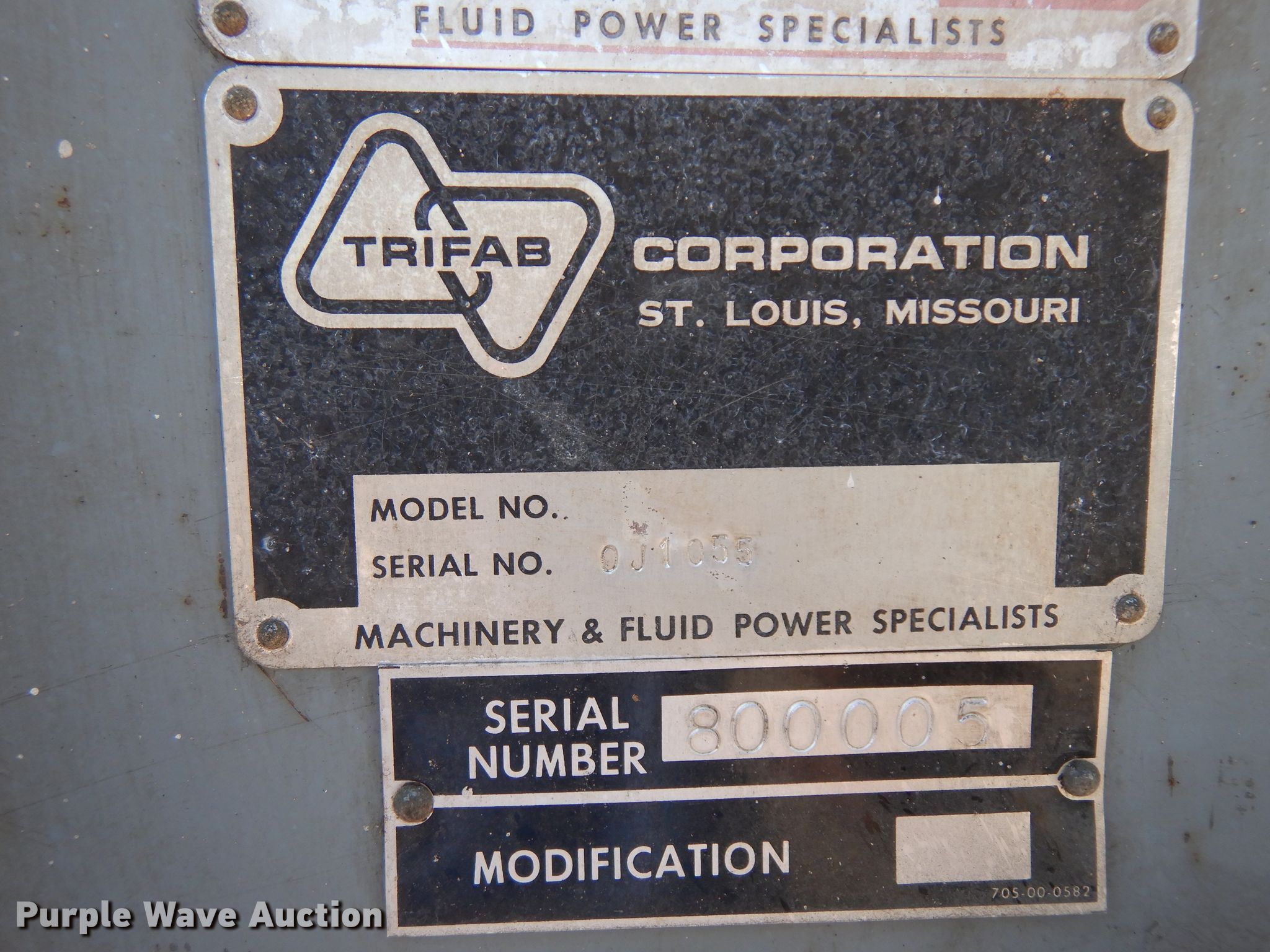 Hydraulic machine in Assaria, KS Item DW9439 sold Purple Wave