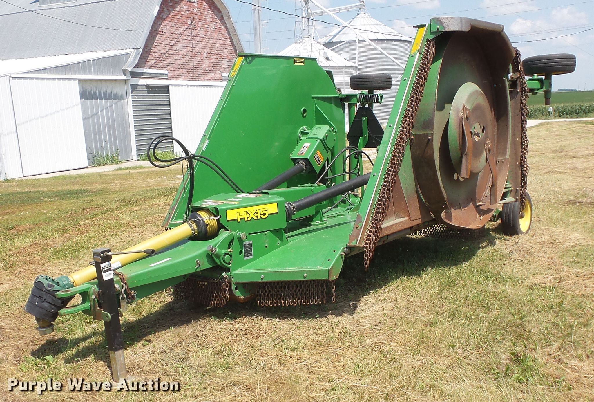 John Deere HX15 batwing rotary mower in Belle Plaine, IA Item FM9706