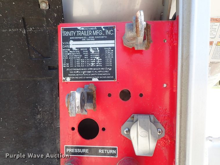 image for item DE5489 2013 Trinity Eagle Bridge belt trailer