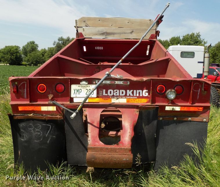 image for item DE7749 1981 Load King 1827 bottom dump trailer