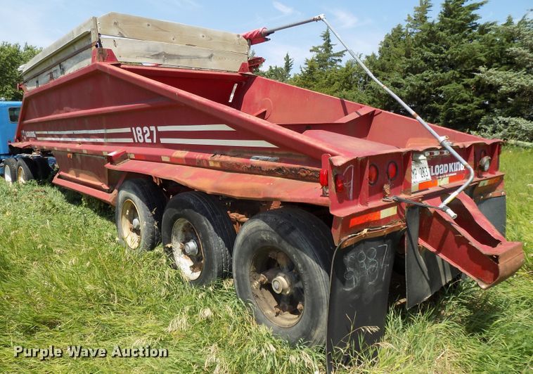 image for item DE7749 1981 Load King 1827 bottom dump trailer