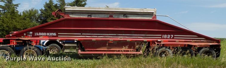 image for item DE7749 1981 Load King 1827 bottom dump trailer