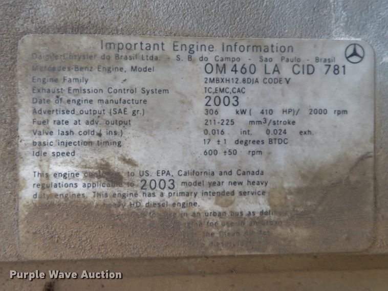 image for item DE8218 2004 Sterling A-Line semi truck