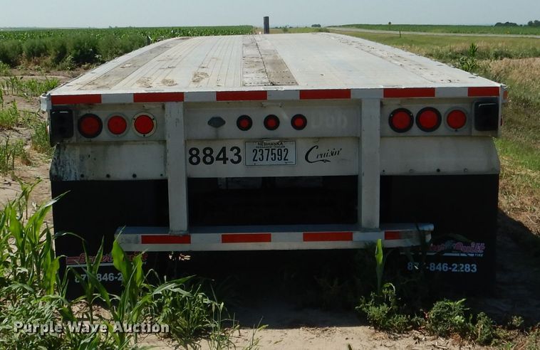 image for item DG5814 2004 Ravens AFTW58048WSAWI flatbed trailer