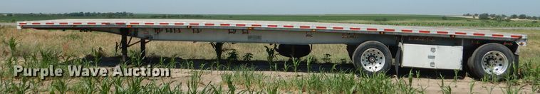 image for item DG5814 2004 Ravens AFTW58048WSAWI flatbed trailer
