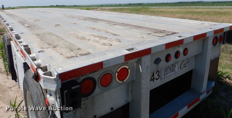 image for item DG5814 2004 Ravens AFTW58048WSAWI flatbed trailer