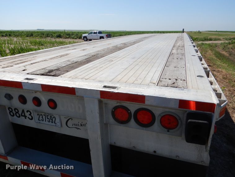 image for item DG5814 2004 Ravens AFTW58048WSAWI flatbed trailer