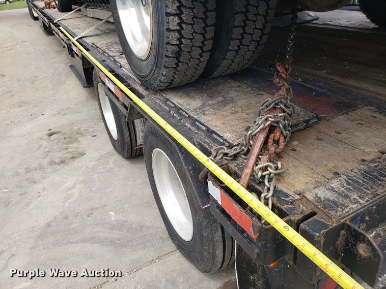 image for item DH4585 2003 Doonan 482DB14B drop deck trailer