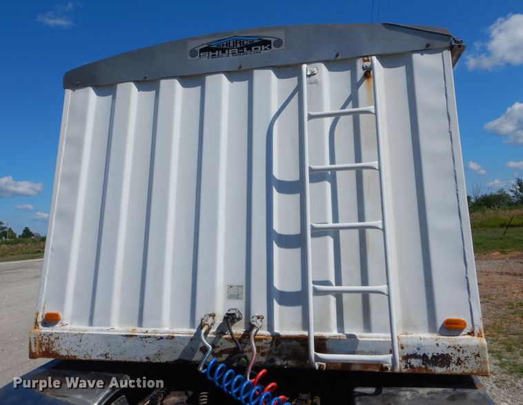 image for item DH6016 1997 Jet double hopper bottom grain trailer