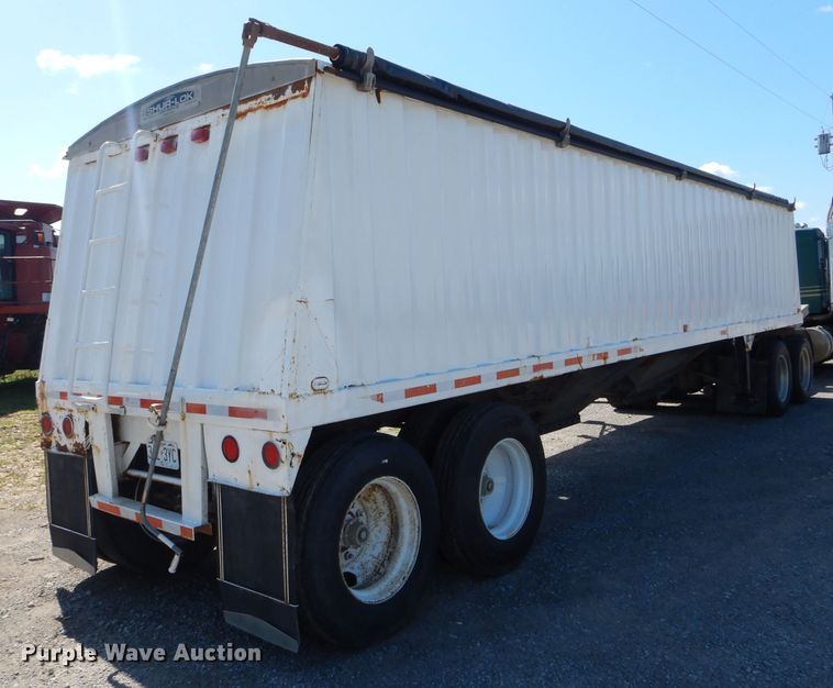 image for item DH6016 1997 Jet double hopper bottom grain trailer