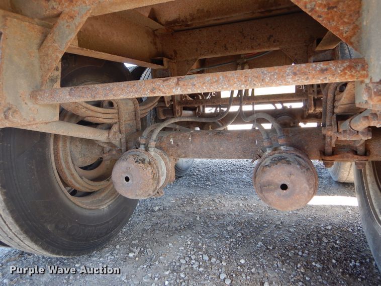 image for item DH6016 1997 Jet double hopper bottom grain trailer