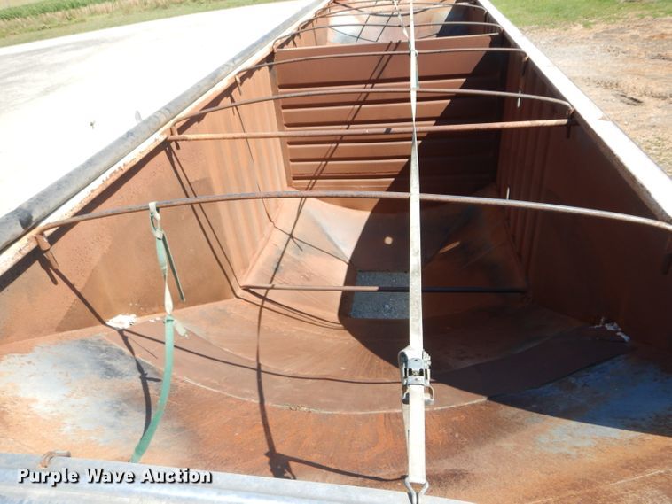 image for item DH6016 1997 Jet double hopper bottom grain trailer