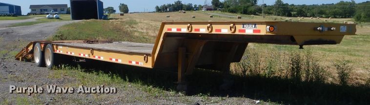 image for item DH6020 2007 Holden HLB35 drop deck equipment trailer