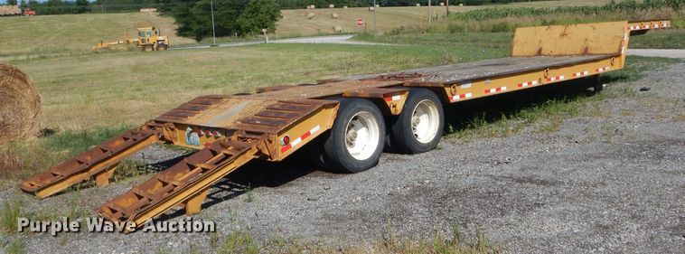 image for item DH6020 2007 Holden HLB35 drop deck equipment trailer