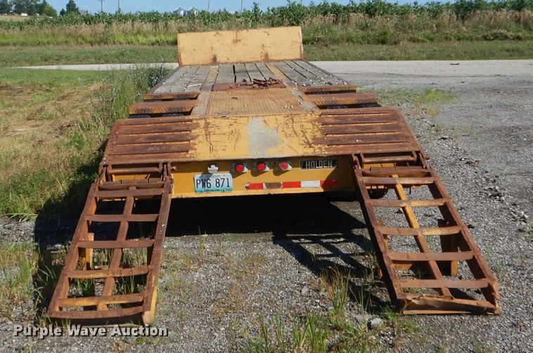 image for item DH6020 2007 Holden HLB35 drop deck equipment trailer