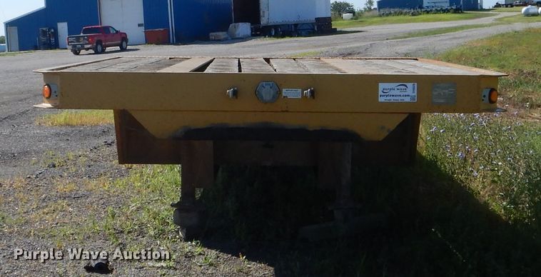 image for item DH6020 2007 Holden HLB35 drop deck equipment trailer