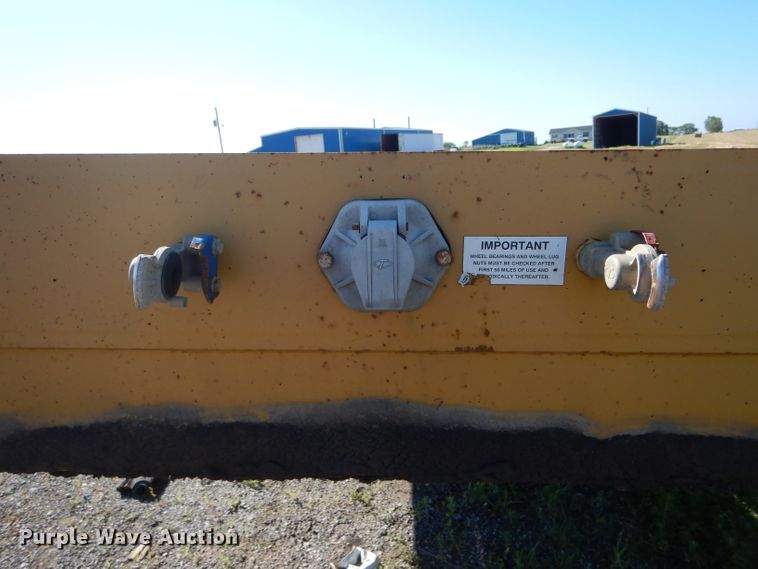 image for item DH6020 2007 Holden HLB35 drop deck equipment trailer