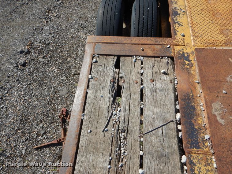 image for item DH6020 2007 Holden HLB35 drop deck equipment trailer