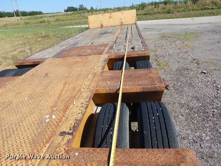 image for item DH6020 2007 Holden HLB35 drop deck equipment trailer