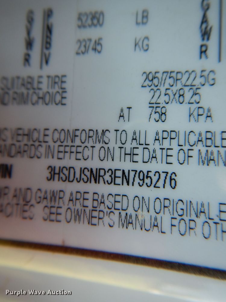 image for item DH6029 2014 International ProStar semi truck