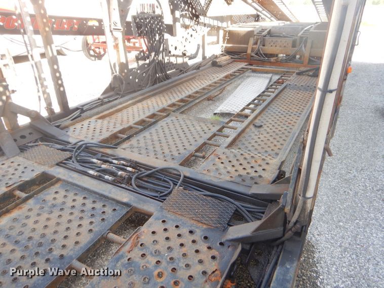 image for item ED9361 2000 Shamrock car carrier trailer