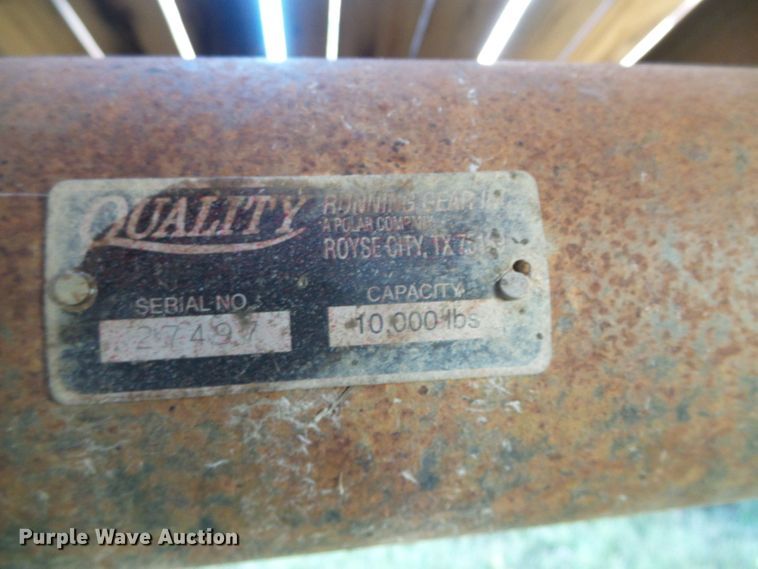 image for item DC5053 2000 Load Trail equipment trailer