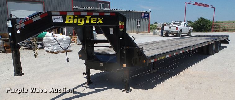 image for item DC5085 2018 Big Tex 22GN-35BK-5MR equipment trailer