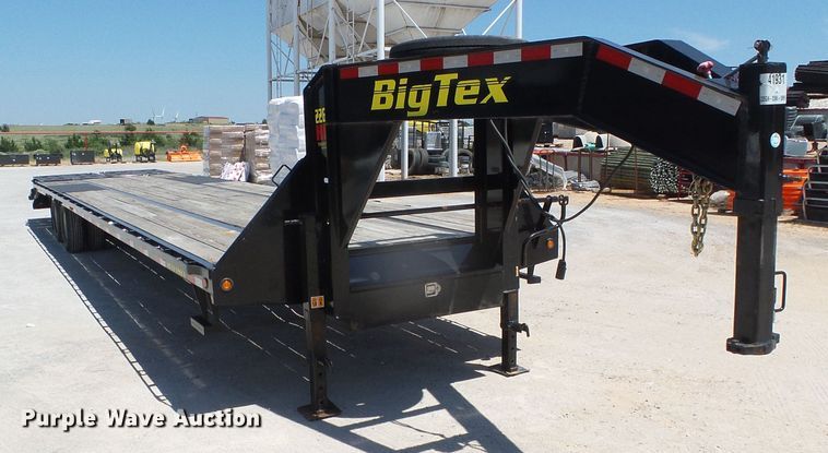image for item DC5085 2018 Big Tex 22GN-35BK-5MR equipment trailer