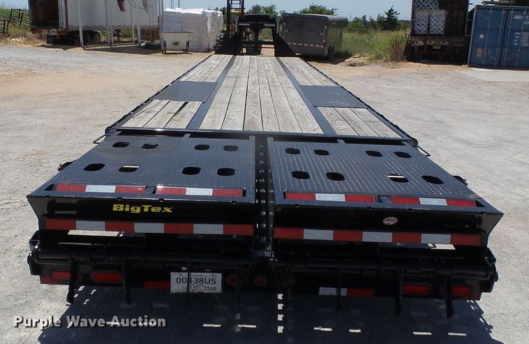 image for item DC5085 2018 Big Tex 22GN-35BK-5MR equipment trailer